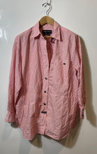 Load image into Gallery viewer, Authentic Escada Sport Womens Red White Striped Cotton Button-Up Shirt Size M