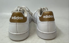 Load image into Gallery viewer, Adidas Womens Advantage GW4845 White Leather Lace-Up Sneakers Shoes Size 8