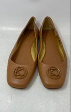Load image into Gallery viewer, Donna Karan New York Womens Kylee Brown Leather Slip-On Ballet Flats Size 10M
