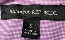 Load image into Gallery viewer, Banana Republic Mens Multicolor Plaid Printed Button-Up Shirt Size Small