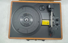 Load image into Gallery viewer, Popsky Model C5 Brown 3-Speed Audio Bluetooth Record Player Turntable Untested