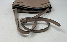 Load image into Gallery viewer, Nanette Lepore Womens Arti Nude Pebbled Faux Leather Zip Top Crossbody Bag