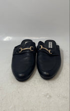 Load image into Gallery viewer, Steve Madden Womens Kandi Black Leather Slip-On Mule Flats Size 8.5M