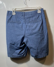Load image into Gallery viewer, Lee Womens Blue Mid Rise Regular Fit Pockets Bermuda Shorts Size Medium