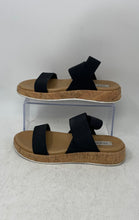 Load image into Gallery viewer, Steve Madden Womens Azzurra Black Open Toe Slip-On Slingback Sandals Size 7.5