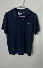 Load image into Gallery viewer, Lacoste Mens Blue Short Sleeve Classic Fit Collared Polo Shirt Size Small