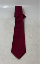Load image into Gallery viewer, Michael Kors Mens Red Keeper Loop Adjustable Pointed Tie