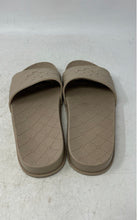 Load image into Gallery viewer, Unbranded Womens Beige Leather Slip-On Open Toe Slide Sandals Size 6/7