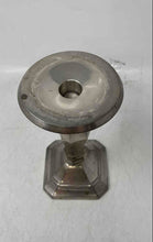 Load image into Gallery viewer, Pottery Barn Silver Color Metal Home Decorative Candlestick Holder Collectible