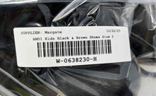 Load image into Gallery viewer, AND1 Kids Assist 3.0 Black Brown Mid Top Lace-Up Sneaker Shoes Size 3