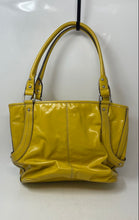 Load image into Gallery viewer, Franco Sarto Womens Yellow Inner Pockets Double Handle Shoulder Handbag