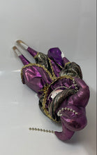 Load image into Gallery viewer, Color Purple & Gold Collectible Classic Porcelain Harlequin Jester Doll
