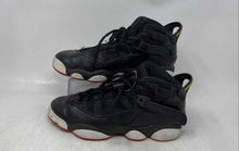 Load image into Gallery viewer, Nike Boys Air Jordan 6 Rings 323419-063 Black White Red Sneakers Shoes Size 5.5Y