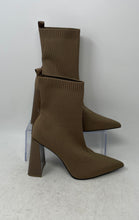 Load image into Gallery viewer, Zara Womens Brown Pointed Toe Block Heel Ankle Bootie Size EUR 38