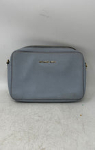 Load image into Gallery viewer, Michael Kors Womens Jet Set Light Blue Saffiano Leather Crossbody Handbag