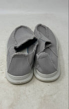 Load image into Gallery viewer, FME Mens Gray Canvas Slip-On Low Top Moc Toe Loafer Shoes Size EUR 40