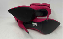 Load image into Gallery viewer, Eternal Womens Pink Suede Pointed Toe Stiletto Heel Ankle Booties Size EU 36