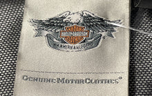 Load image into Gallery viewer, Harley-Davidson Genuine Motor Womens Black Short Sleeve Button-Up Shirt Size M