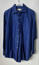 Load image into Gallery viewer, Tommy Bahama Mens Blue Long Sleeve Chest Pocket Button Front Dress Shirt Sz 15.5