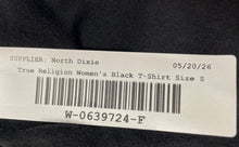 Load image into Gallery viewer, True Religion Womens Black Short Sleeve Pullover T-Shirt Size Small