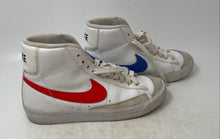 Load image into Gallery viewer, Nike Kids Blazer Mid 77 DA4086-117 White Blue Red Sneaker Shoes 4.5Y No Insole