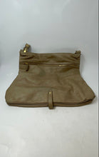 Load image into Gallery viewer, Sabina New York Womens Light Brown Genuine Leather Zipper Pockets Shoulder Bag
