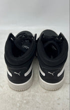 Load image into Gallery viewer, Puma Womens Carina Mid 373233-07 Black White Lace-Up Sneaker Shoes Size 8