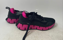 Load image into Gallery viewer, Reebok Womens Zig Dynamica FY7065 Black Pink Lace-Up Running Shoes Size 8
