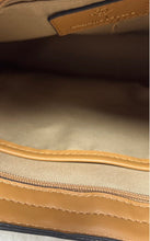 Load image into Gallery viewer, Nanette Lepore Womens Maxene Beige Brown Monogram Inner Pockets Shoulder Bag