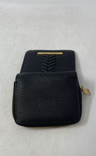 Load image into Gallery viewer, Steve Madden Womens Black Leather French ID Card Holder Zip Around Wallet