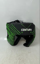Load image into Gallery viewer, Century Youth Black Green Striped Brave Advanced Foam Core Headgear Size XL