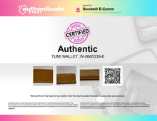 Load image into Gallery viewer, Authentic Tumi Womens Yellow Leather Zip-Around Wallet Sticky Material Stained
