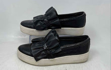 Load image into Gallery viewer, Michael Kors Womens Bella White Black Snakeskin Slip-On Sneaker Shoes Size 9.5M