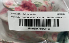 Load image into Gallery viewer, Fujifilm Instax Mini 8 Blue Instant Film Camera With Floral Case Not Tested