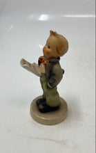 Load image into Gallery viewer, 1960-63 Goebel M.I. Hummel Home Decorative The Soloist 4.75'' Porcelain Figurine