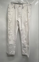 Load image into Gallery viewer, True Republic Mens White Cotton Stretch Straight Leg Jeans Pants Size 32x30