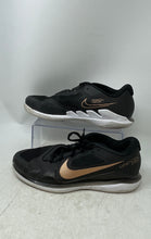Load image into Gallery viewer, Nike Womens Court Air Zoom Vapor Pro CZ0222-024 Black Tennis Shoes 9.5 No Laces