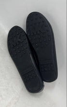 Load image into Gallery viewer, Michael Kors Womens Black And Beige Leather Slip-On Loafer Shoes Size 8M