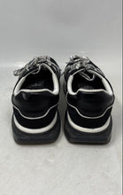 Load image into Gallery viewer, Calvin Klein Womens Magalee Black White Low Top Lace-Up Sneaker Shoes Size 8M