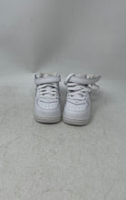 Load image into Gallery viewer, Nike Kids Air Force 1 Mid DH2935-111 White Lace-Up Sneaker Shoes Size 6C