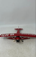 Load image into Gallery viewer, Vintage Ertl Wings Of Texaco Spokane NR-9628 Airplane Red Diecast Coin Bank