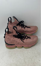 Load image into Gallery viewer, Nike Unisex Kids LeBron 15 943762-600 Rose Round Toe Basketball Shoes Size 6.5Y