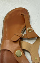 Load image into Gallery viewer, Tommy Hilfiger Womens Bennia Brown Leather Flat Thong Sandals Size 8 M