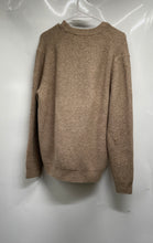 Load image into Gallery viewer, Zara Womens Brown Knitted Long Sleeve Crew Neck Pullover Sweater Size M
