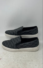Load image into Gallery viewer, Michael Kors Womens Gray Logo Print Round Toe Casual Slip-On Shoes Size 7.5M
