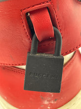 Load image into Gallery viewer, Authentic Buscemi Mens Red Black White Leather Lace-Up Sneaker Shoes EUR 42