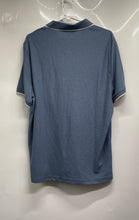 Load image into Gallery viewer, Michael Kors Mens Blue Short Sleeve Collared Polo Shirt Size Large