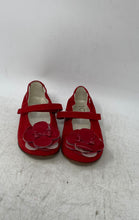 Load image into Gallery viewer, Ice Iceberg Kids Red Round Toe Hook & Loop Mary Jane Flats Size 24