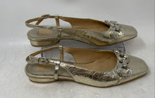 Load image into Gallery viewer, Dolce Vita Womens Yellow Gold Leather Square Toe Slingback Sandals Size 8