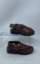 Load image into Gallery viewer, YO! Boys B-BO-0400119 Brown Leather Adjustable Strap Slingback Sandals Size 7